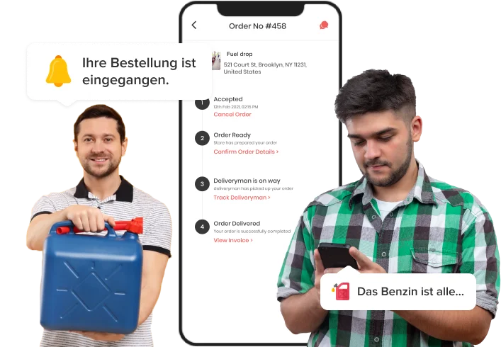 Entwicklung einer App zur Kraftstofflieferung