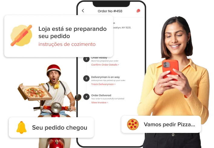 desenvolvimento de aplicativo de entrega de pizza