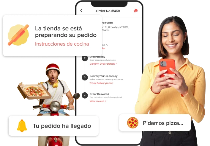 desarrollo de aplicaciones de entrega de pizzas