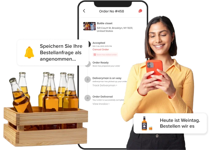 Erstellen Sie eine Alkohol-Liefer-App