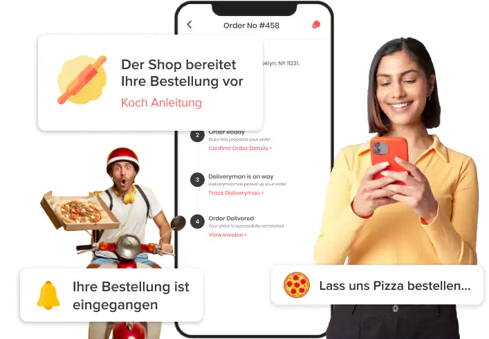 Entwicklung einer App für die Lieferung von Lebensmitteln