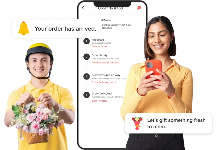 On demand flower delivery app development company