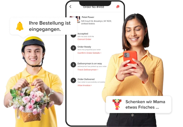 Entwicklung einer Blumenversand-App