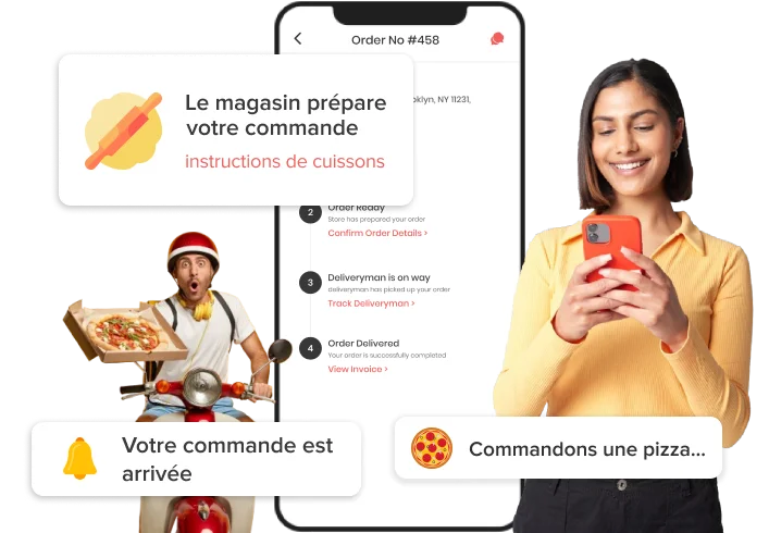 Créateur d'applications de livraison de restaurant