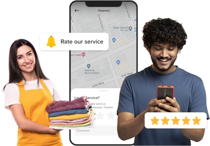 Uber als App für Wäschelieferungen