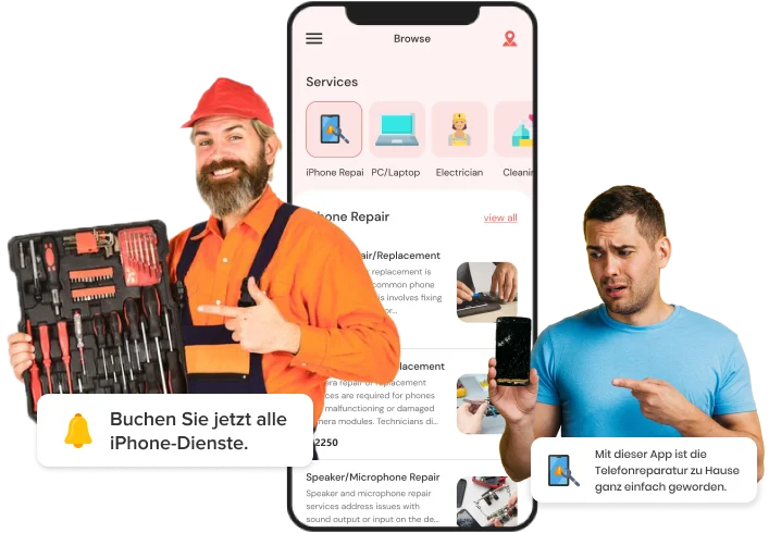 Uber für iPhone-Reparaturen