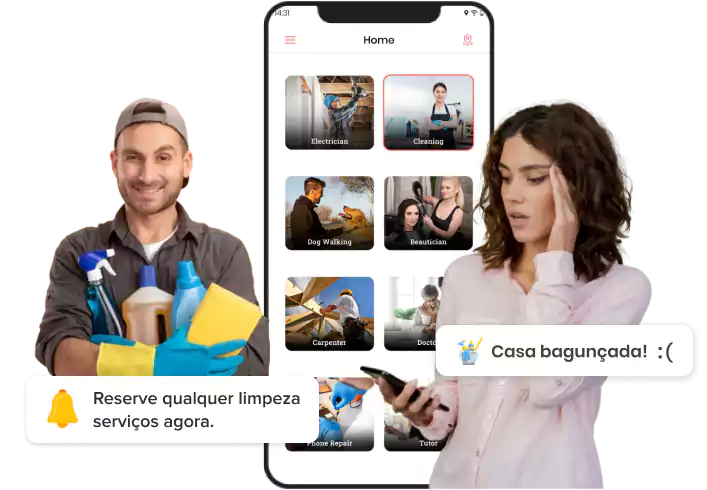 Aplicativo Handyman como Uber