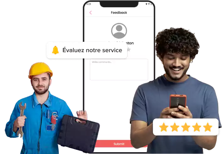 uber pour le développement d'applications pour plombiers