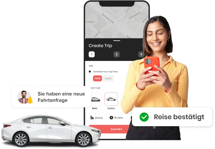 Lyft-Klon-App für das Mitfahrgeschäft