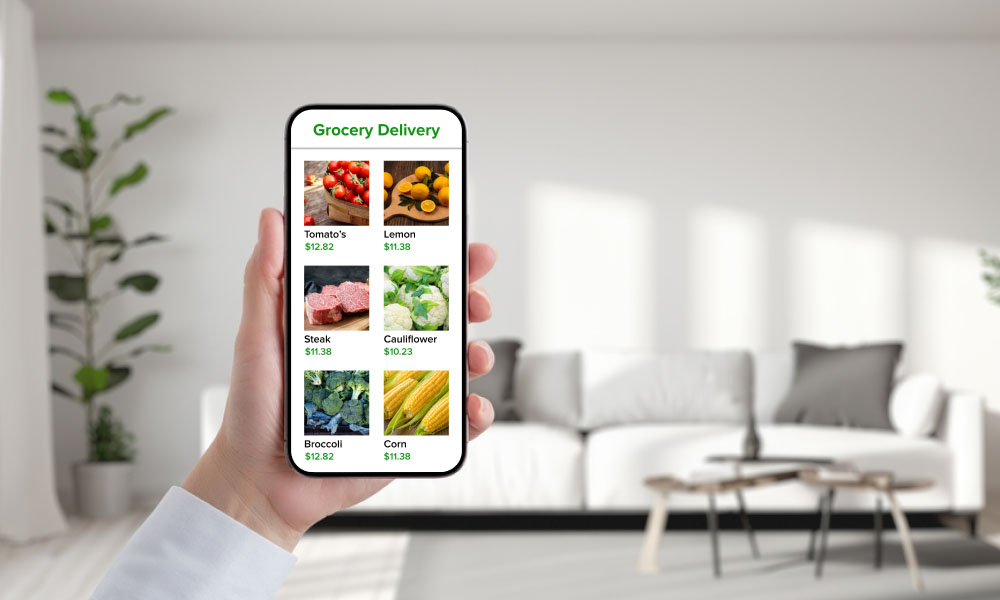 grocery delivery app features